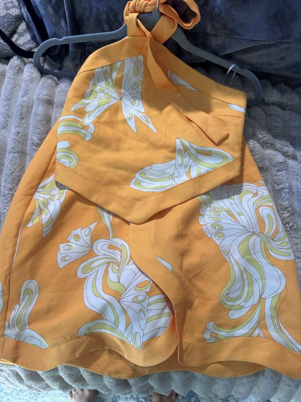 Galita Retro Mod Halter Top & Skort Set NWOT pucci vibes